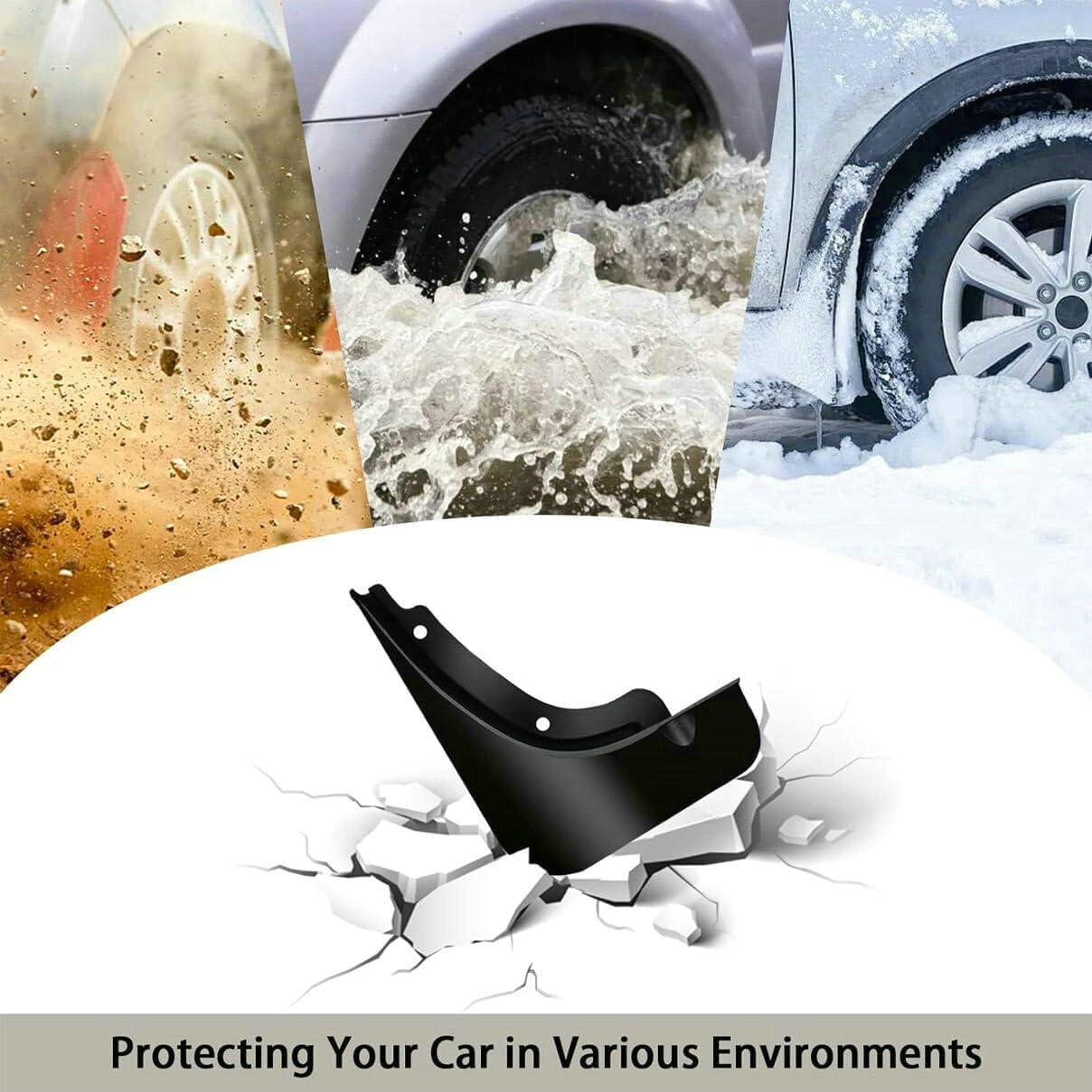 Mud Flaps Splash Guards Cars Wheel Protector Front & Rear Mud Guard Protection Set 4PCS for 2025 2026 Chevrolet Equinox ACTIV LT RS (NOT Fit EV)