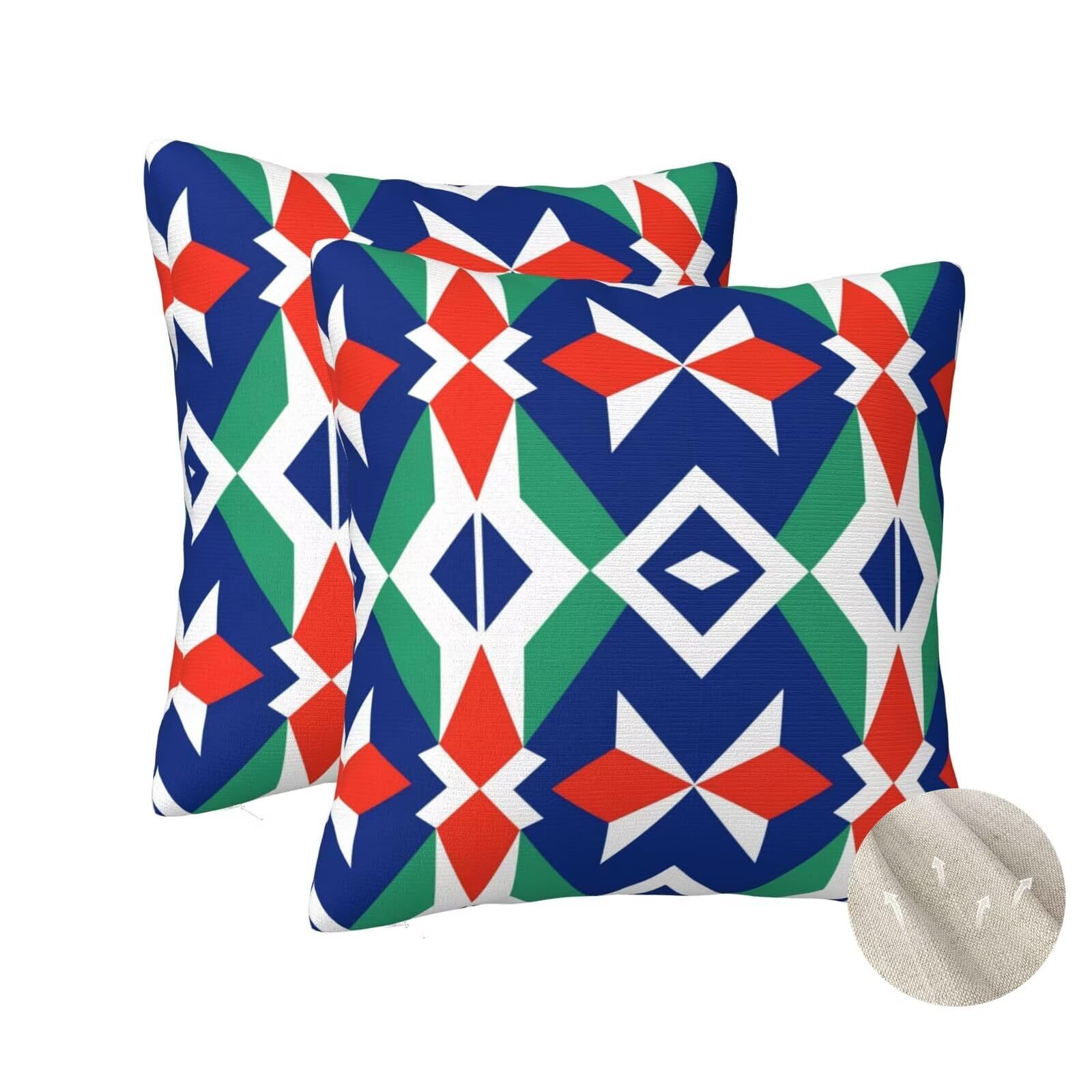 Taie oreiller carre 70x70 cm et housse coussin canape decoration maison nordique
