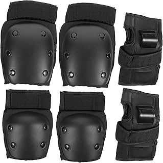 BESPORTBLE 6 Pçs/Conjunto Equipamento De Patinação Infantil Protetor De Joelho Protetor De Pulso Infantil Equipamento De Patinação Inline Joelheiras Para Equipamento Atlético Infantil