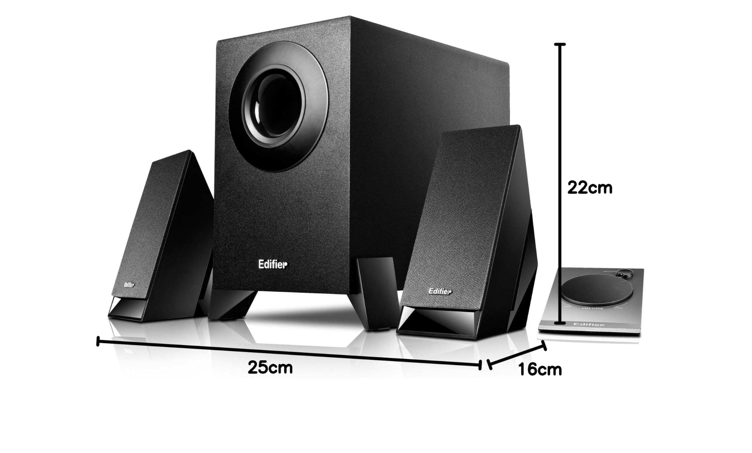 Edifier M1360 2.1 Speaker System Black