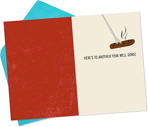 Miniatura 2 de Hallmark Shoebox - Tarjeta de cumpleaños divertida (Over the Grill)