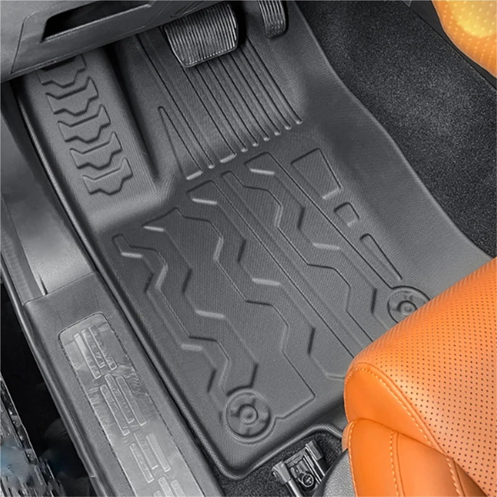 Car Floor Mats Compatible with Haval H9 2024 2025 All Weather Protective Waterproof Anti-Slip Front Rear Cargo Liner — view 3