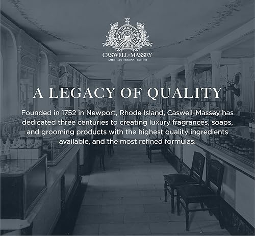 Miniatura 5 de Caswell-Massey Heritage Woodgrain - Crema de afeitar de sándalo, crema de afeitar natural para hombre para afeitado suave de la barba, calmante para