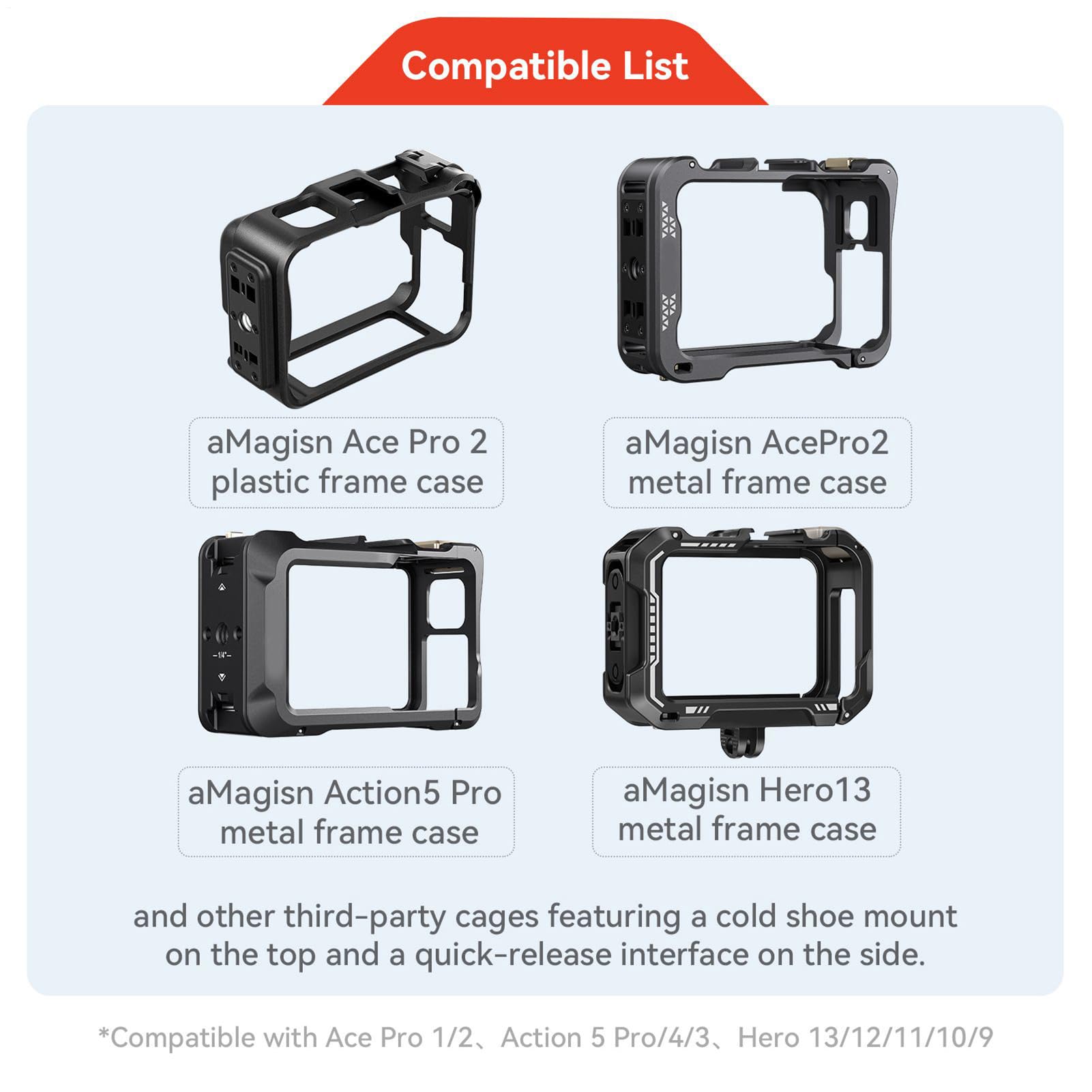 Impugnatura per gabbia fotocamera Gimbal Portatile e Supporto Digitale per | Supporto Per Impugnatura Fotocamera Supporto Digitale Compatto Per Video Selfie E Vlogging A Mano,
