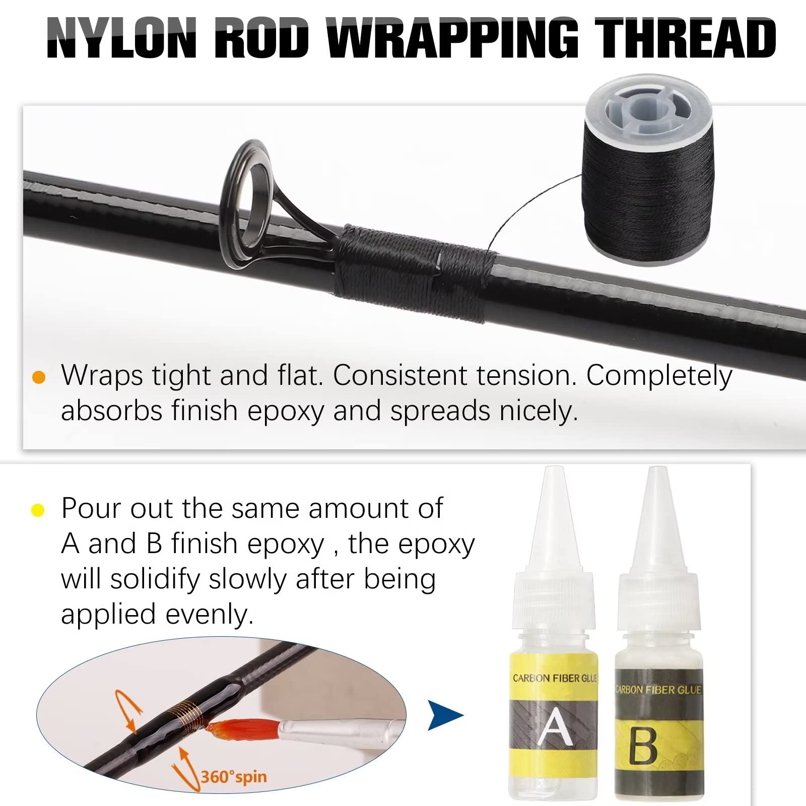 Rod Repair Wrapping Machine Epoxy Drying Tool Fishing Rod Repair ...