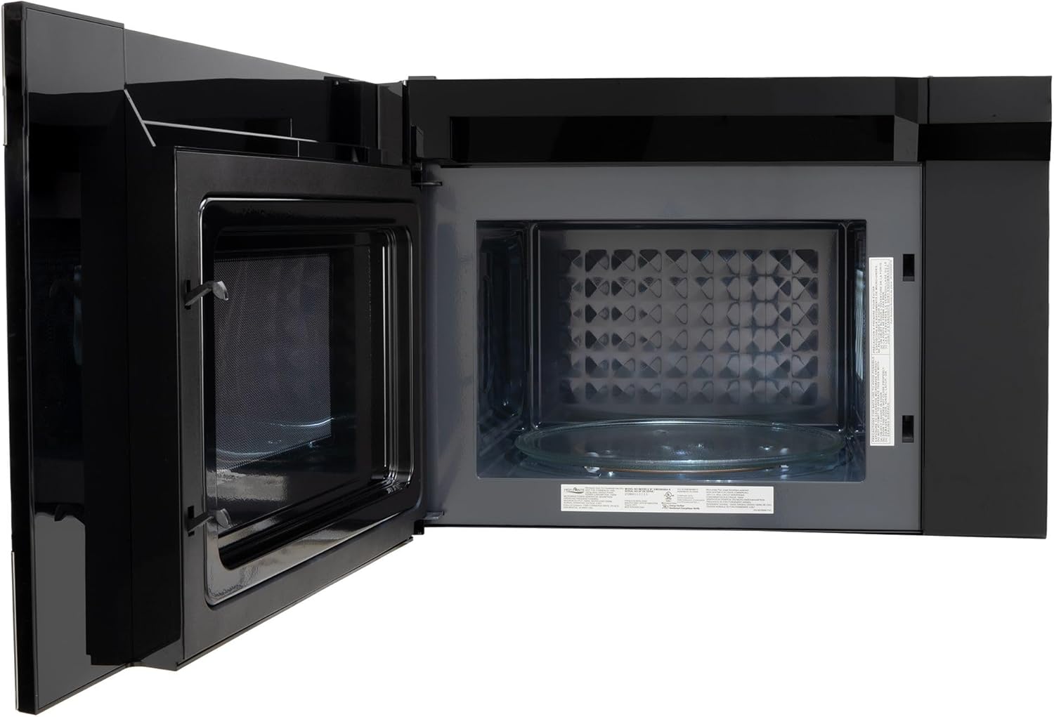 Tough Grade 1.4 Cu. Ft. Stainless Steel Over-the-Range RV Microwave Oven | 1000W, 120V | Left Swing Door | Built-In Vent and Light | Auto Cook/Defrost | Touchpad Controls | Includes Mounting Kit