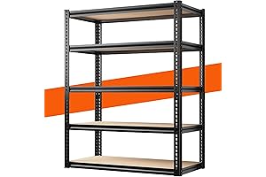 REIBII 72" Garage Shelving Heavy Duty Storage Shelves