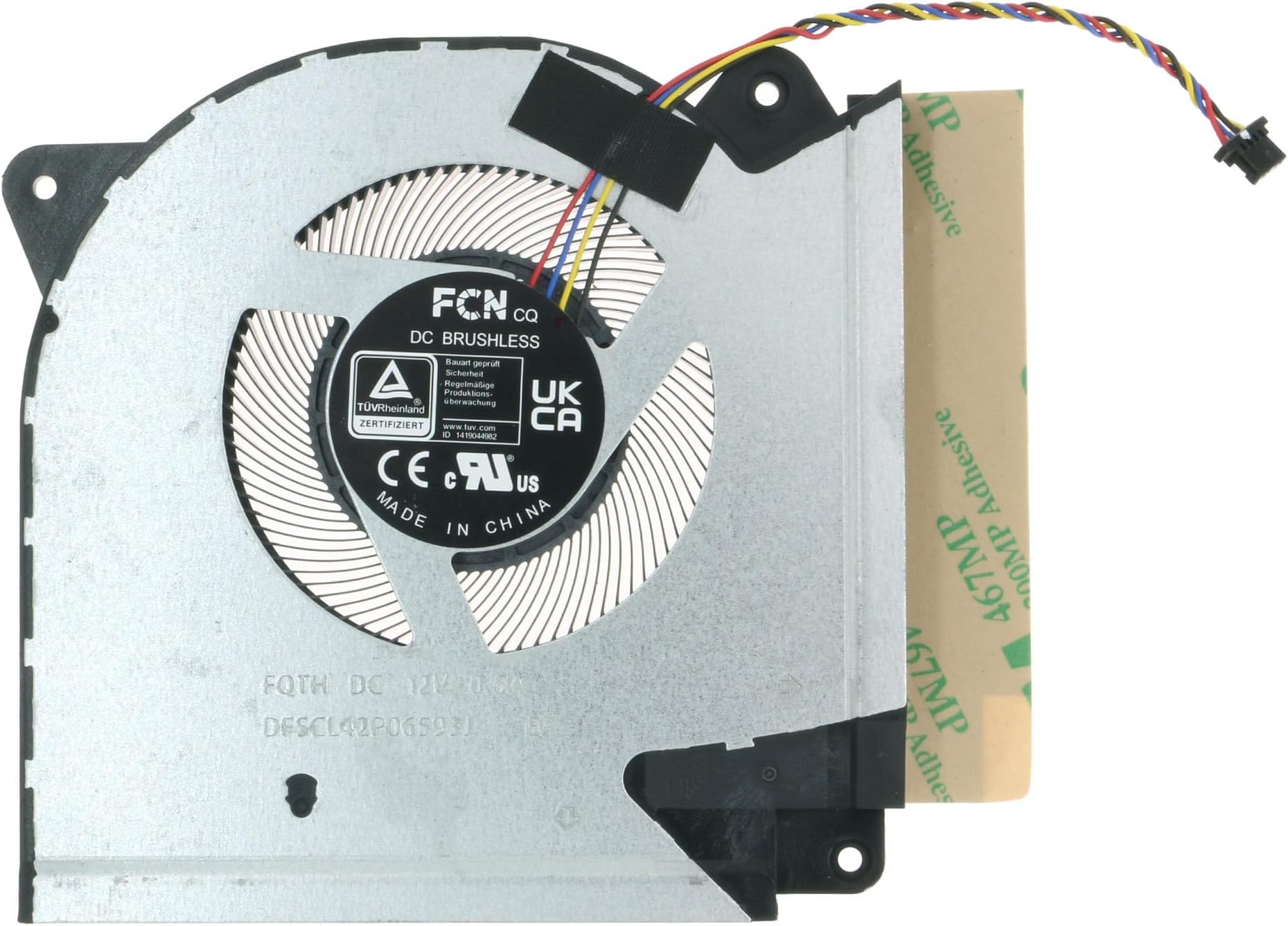 Replacement GPU Cooling Fan 12V for Asus G733PY G733PZ 13NR0DB0P01011 FQTH