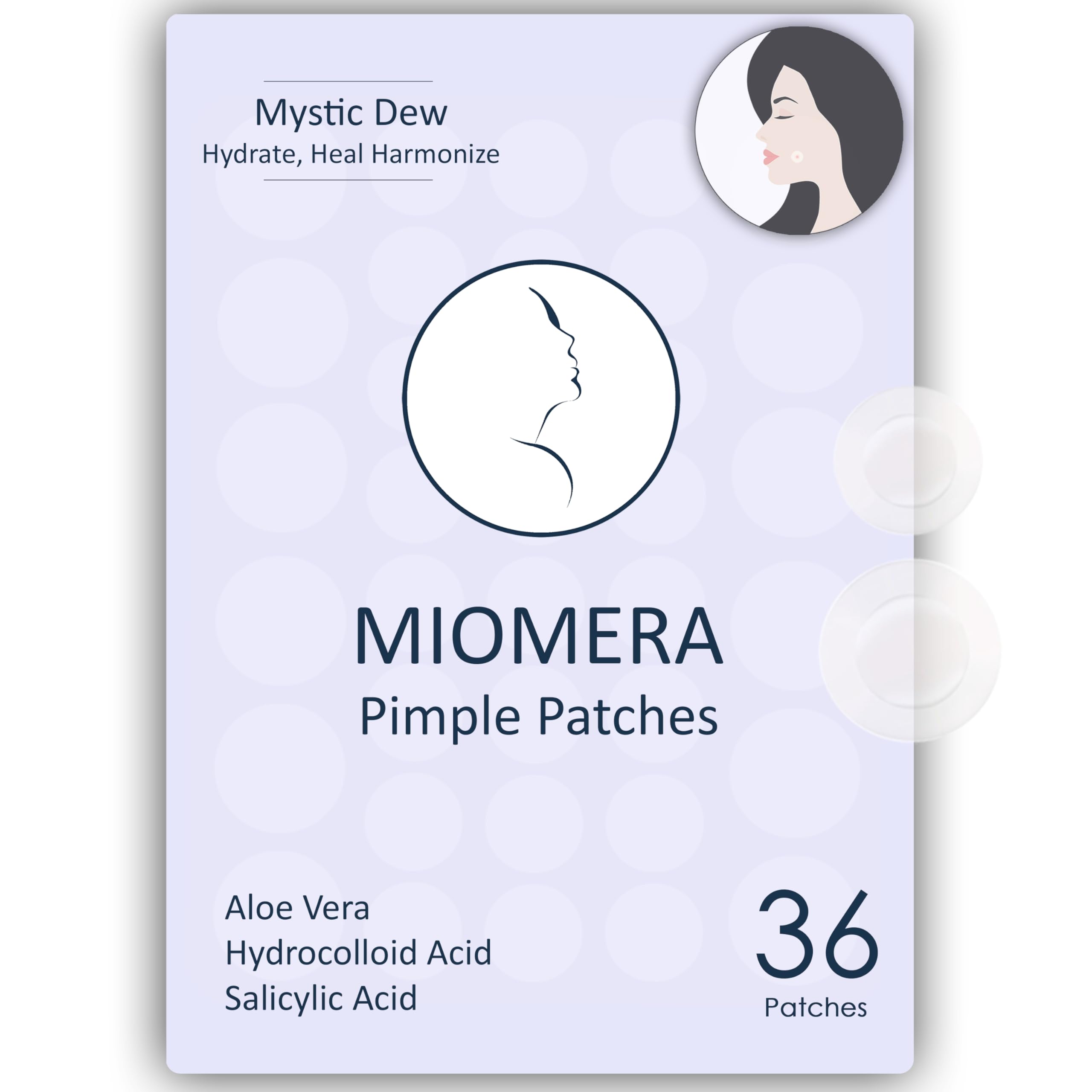 Pimple Patches, Invisible Pimple Patches for Face, Hydrocolloid Acne Patches, Zit Patches for All Skin Types, Easy Peel Acne Patch, Pimple Patch for Day and Night Use