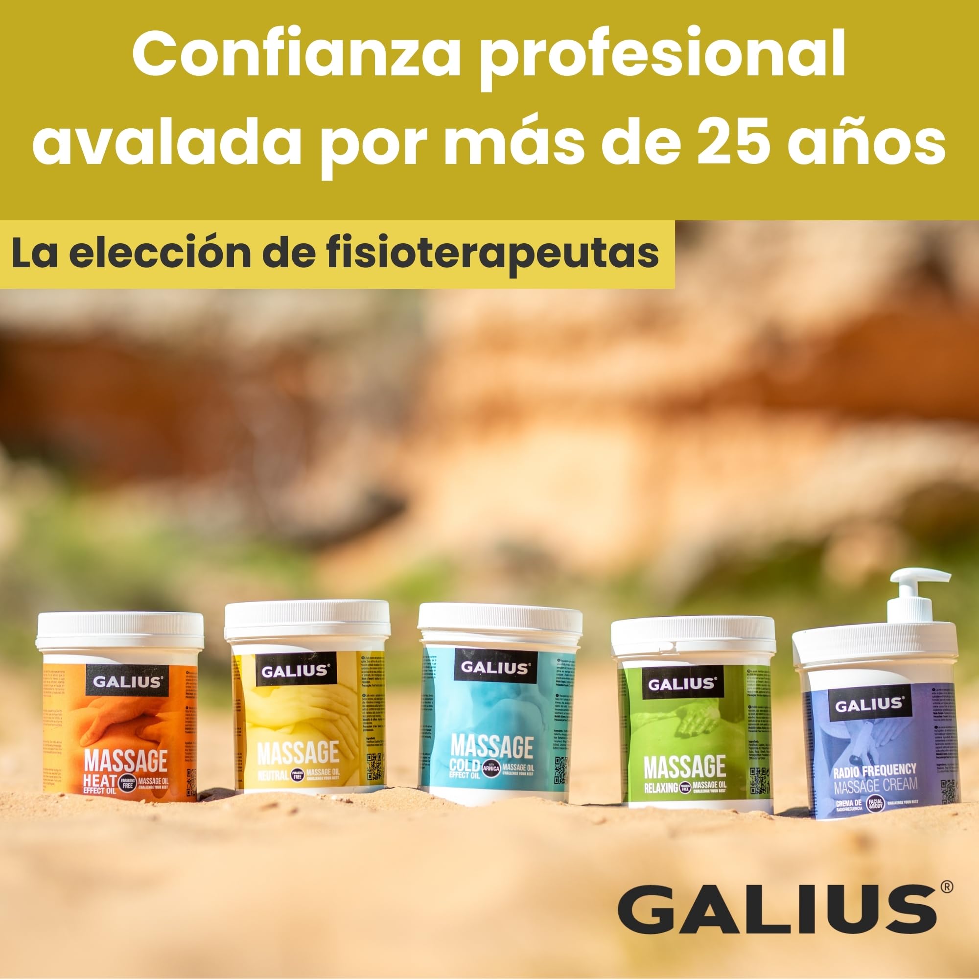 Galius - Aceite Sólido Neutro - Aceite Esencial para Masajes - Aceites Esenciales de Gran Durabilidad y Extensibilidad - Aceite Corporal sin Manchas para Profesionales y Deportistas (1000 ml)