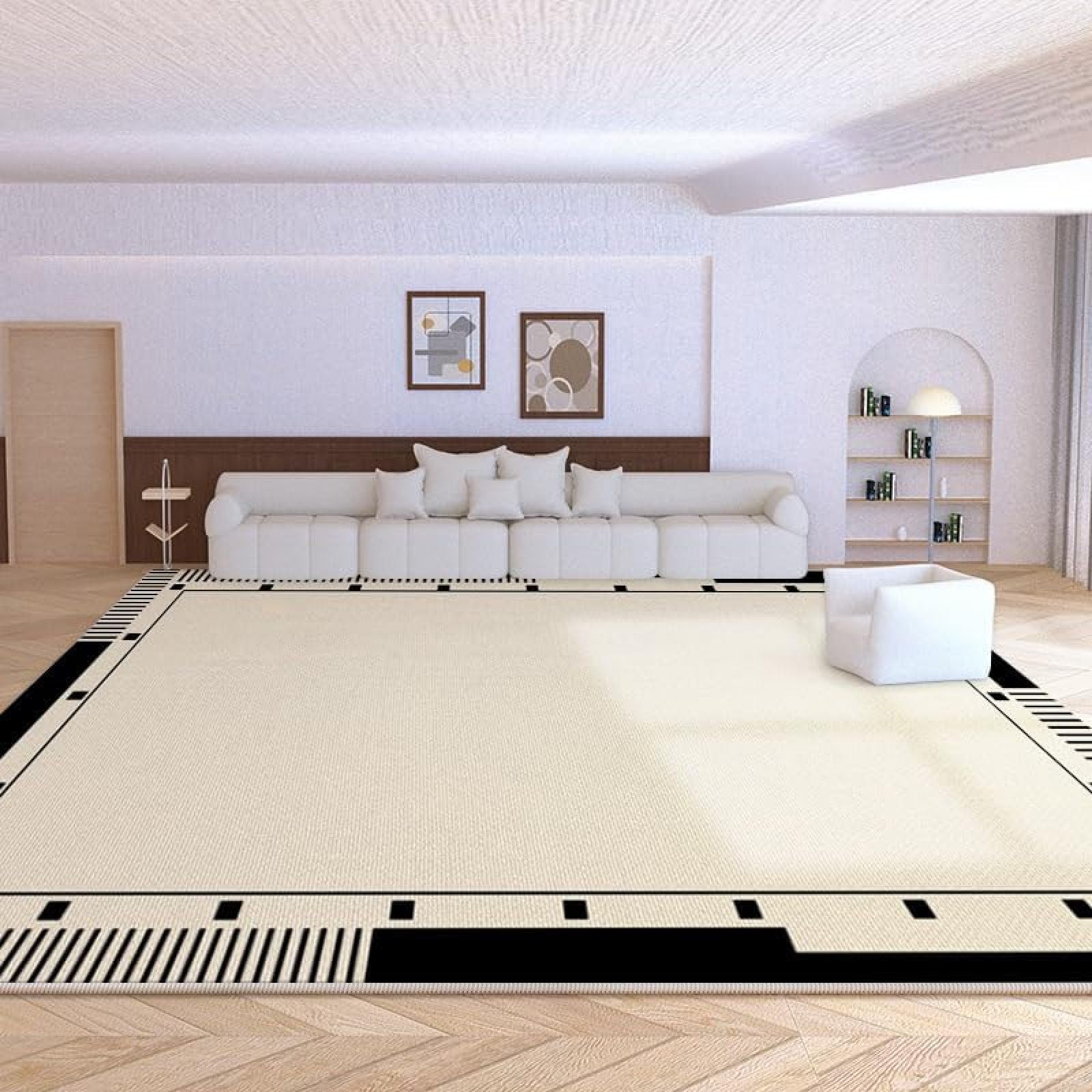 Tapis anti-tache lavable pour éliminer la saleté du salon et de la cuisine