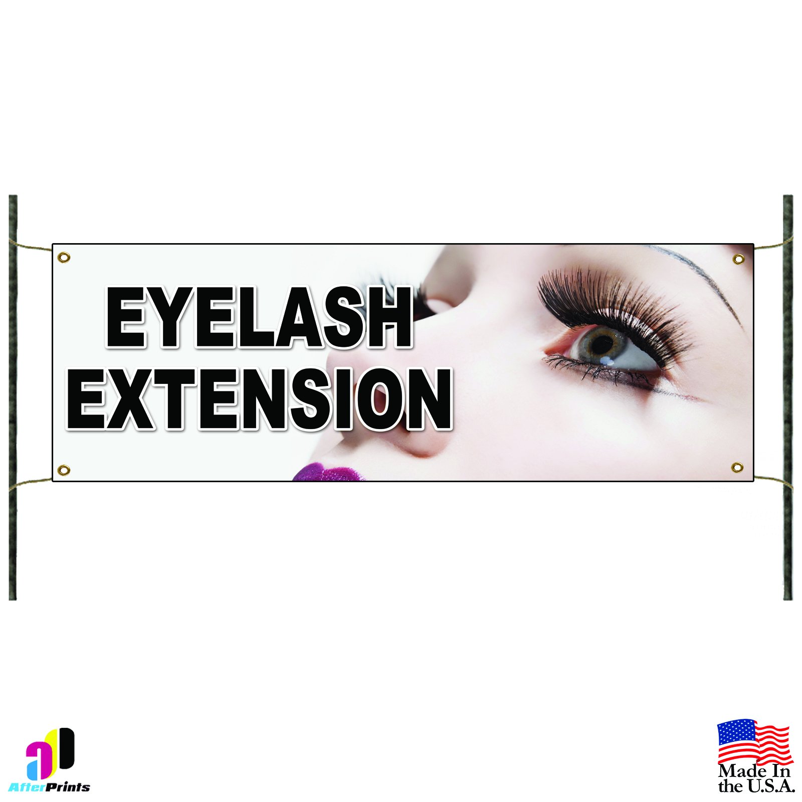 Eyelash Extension Advertising Vinyl Banner Sign Beauty Salon Retail Store