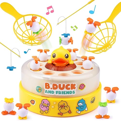 B.Duck - Juego de captura de rebote, juegos de mesa, divertido juguete de pato para rebotar y atrapar, juego familiar interactivo para niños de 3 a