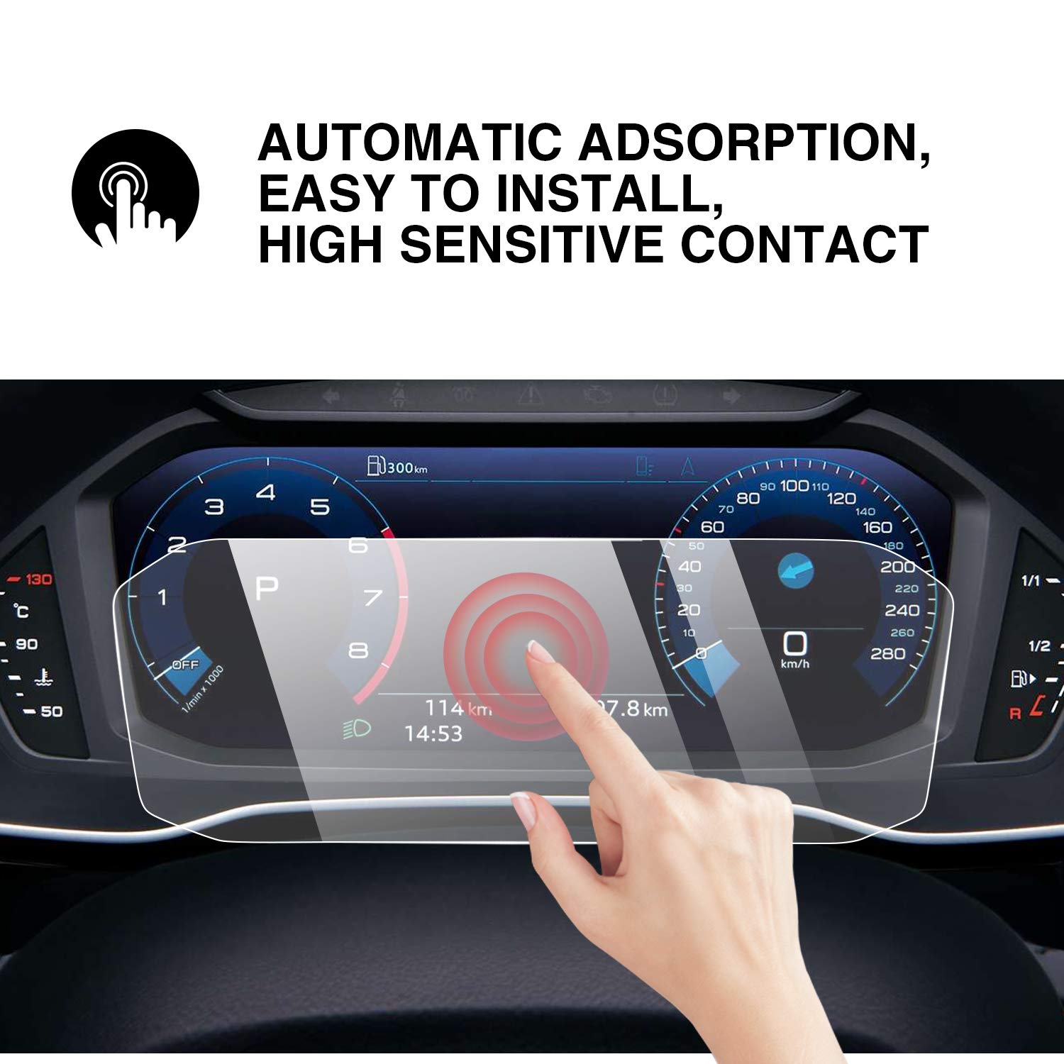 YEE PIN 10,1 pollici compatibile con 2018 2019 2020-2023 Aud i Q3 F3 plus (Deluxe) Protezione dello schermo di navigazione Q3 F3 Vetro temperato HD resistente ai graffi Ricambi auto YEE PIN 10,1 pollici compatibile con 2018 2019 2020-2023 Aud i Q3 F3 plus (Deluxe) Protezione dello schermo di navigazione Q3 F3 Vetro temperato HD resistente ai graffi Ricambi auto