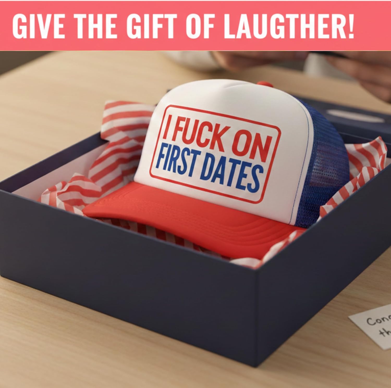 Awkward-AF Funny Gag Gift Trucker Hat for Unisex Christmas Holiday Present Men Women Bachelor Inappropriate Humor Funny - Image 3