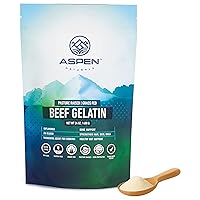 Vista 8 de Aspen Naturals Polvo de gelatina de carne de res alimentada con pasto. Gelatina alimentada con pasto, sin OMG, amigable con paleo (24 onzas).