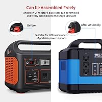 Vista 2 de Cable de Panel Solar 10AWG 20FT a Conector Anderson 2 6 10 20 35 50FT Cable de Extensión Solar para Estación de Energía Portátil Generador Solar