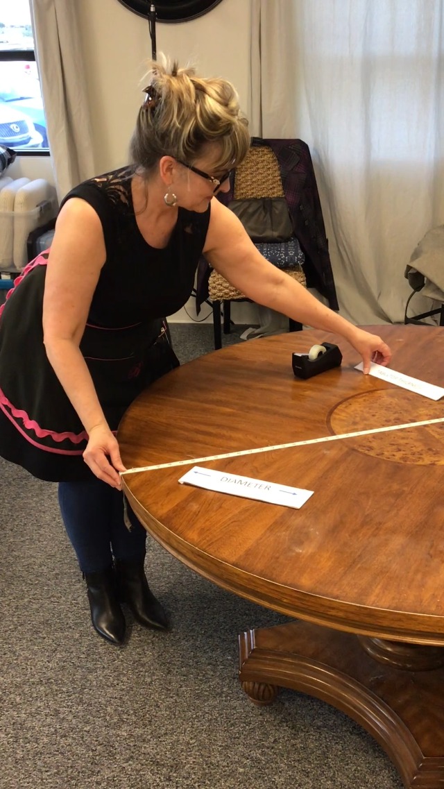 Watch How to measure your round table for a fitted tablecloth on Amazon ...