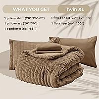 Vista 475 de HYMOKEGE - Juego de edredón tamaño king, color negro y rojo, de sirsaca, de 7 piezas, para todas las estaciones, en una bolsa, para dormitorio