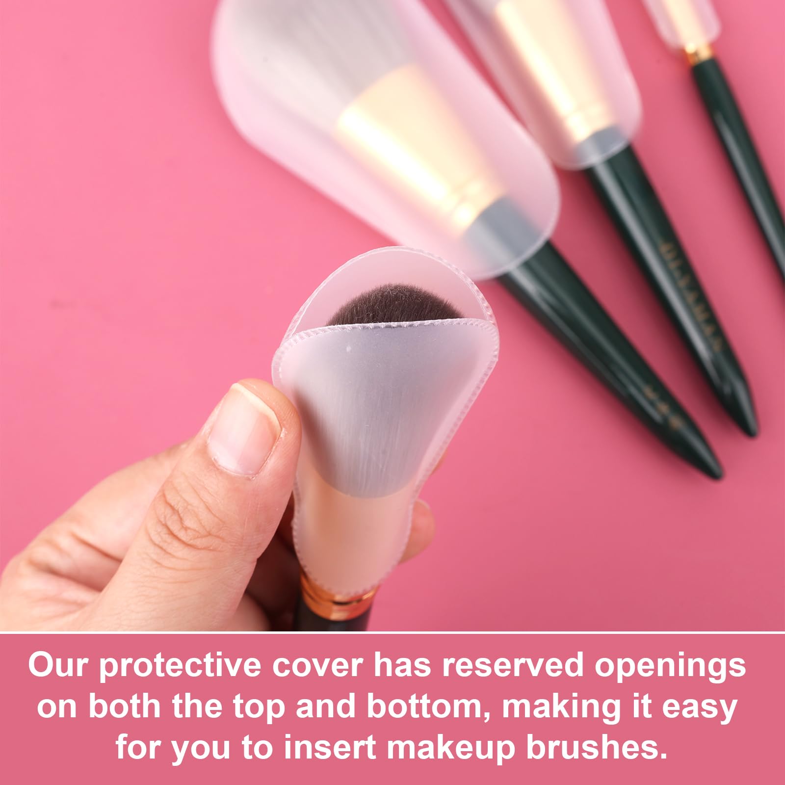 Tinoaly 20pcs Makeup Brush Covers - Image 4