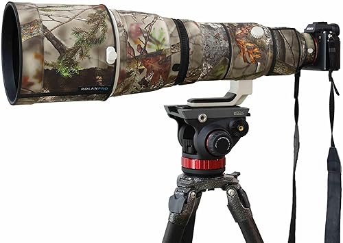 Miniatura 6 de ROLANPRO Nylon impermeable lente camuflaje lluvia cubierta para Sony FE 23.622 in F4 GM OSS lente funda protectora armas ropa # 9 clásico hierba