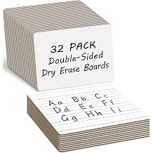 AuroTops 32 Pack Dry Erase Board with Lines,Small White Boards for Students