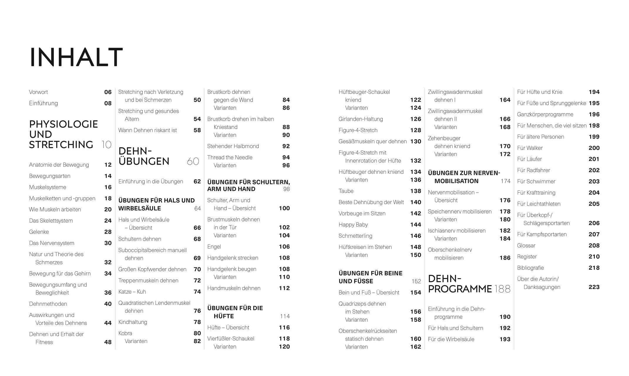 Stretching - Die Anatomie verstehen: Mit Dehnübungen für mehr Beweglichkeit. Grafiken geben Einblicke in die Muskel- und Gelenkarbeit