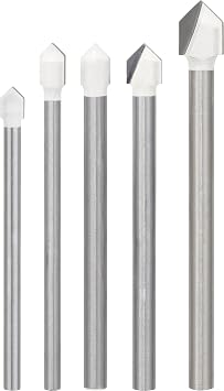 Bosch Pro Cyl-9 Fayans Matkabı Seti, 5 Parça, Seramik, Gri
