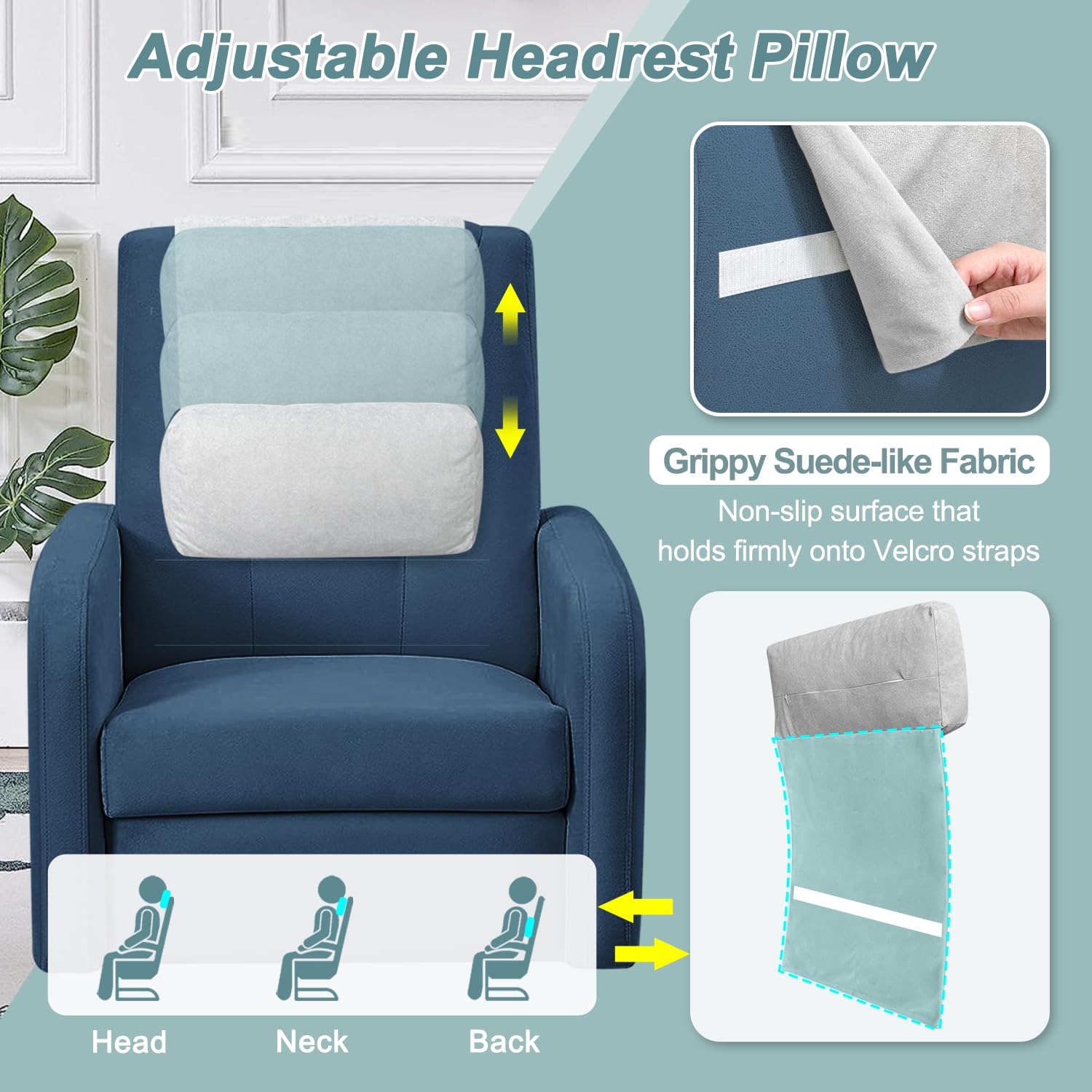 Coussin De Cou Inclinable MABOZOO Avec Poche – Soulagez Cervicales Et Dormez Confortablement Sur Le Côté !