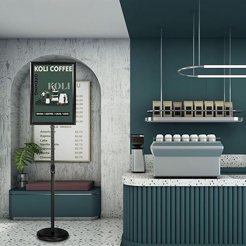 Miniatura 6 de IN WHICH BAY Soporte para pósteres, soportes para letreros de piso, exhibición publicitaria, señalización orientada al soporte, guía de compras,