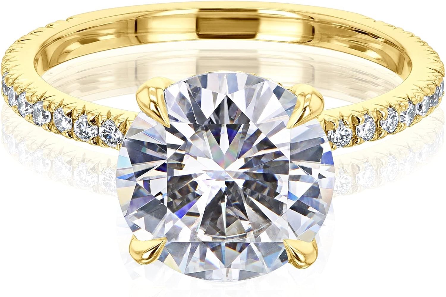 Kobelli Moissanite Wrap Basket Engagement Ring - white-gold / 6.0 / Forever One D-E-F