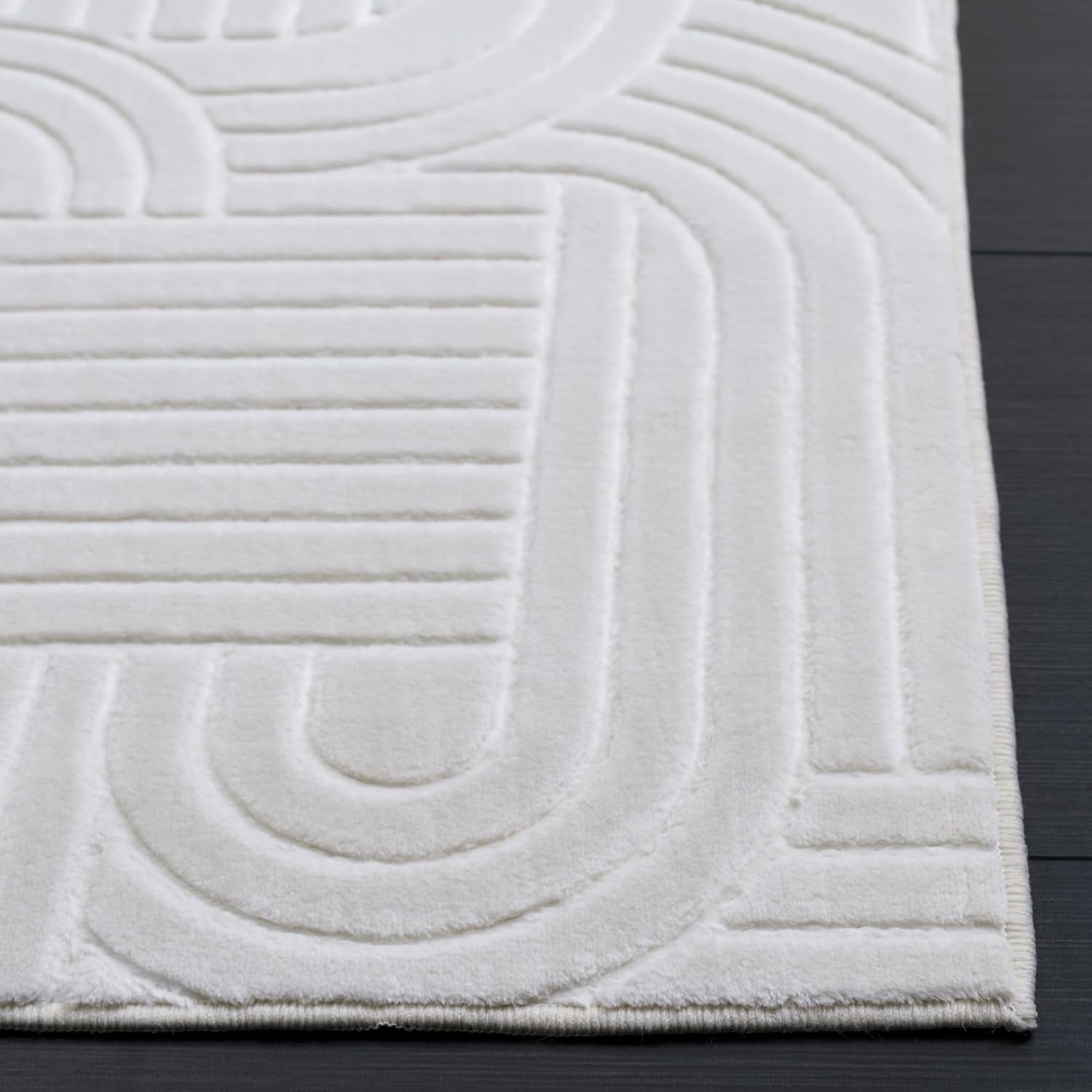 SAFAVIEH Area Rug 5x8 - Loft Collection - Ivory, Non-Shedding & Easy Cleaning, Ideal for Living Room, Bedroom, Dining Space (LFT601A)
