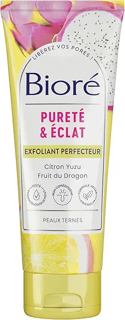 Gommage Visage Biore Pureté & Éclat - Exfoliant 100ml