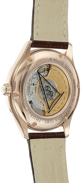 Buy Frederique Constant Men's FC365RM5B4 Runabout Analog Display Swiss  Automatic Brown Watch Online at Low Prices in India - Amazon.in
