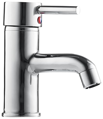 Hindware Flora F280010SCP Single Lever Basin Mixer with Pw 450 mm Hose (Chrome)