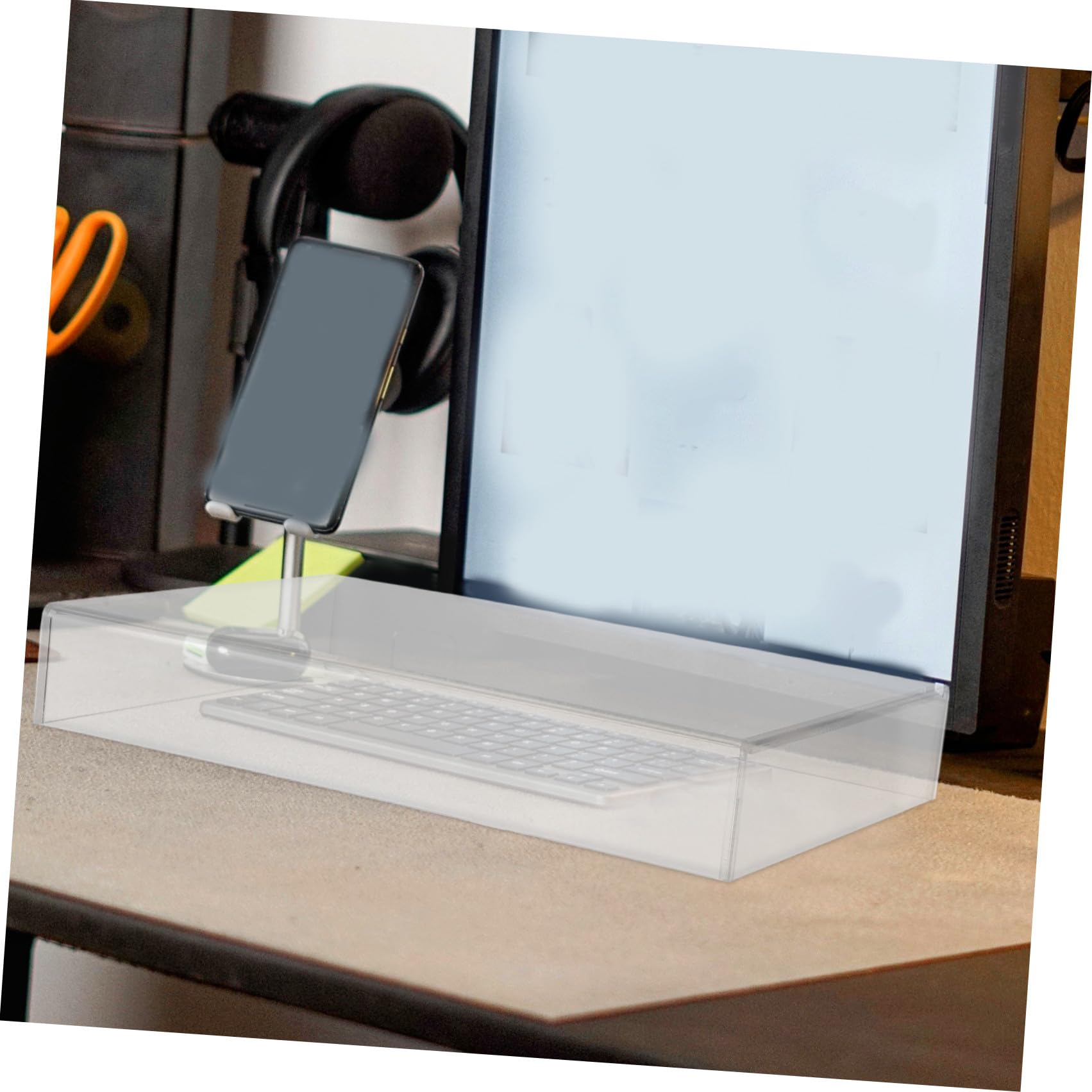 Zerodeko Tastiera All'acqua per Resistente Acrilico Laptop Trasparente e Polvere Copertura Design per Studenti e Computer Gaming