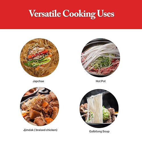 Miniatura 5 de Wang Fideos anchos de vidrio, ingrediente de olla caliente, 10.58 onzas