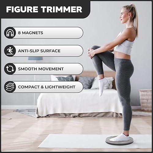 Miniatura 2 de Figure Trimmer Core Ab Twister Board for Exercise 12 inch Waist Twisting Disc with 8 Mangets Reflexology for Slimming and Strengthening Abdominal