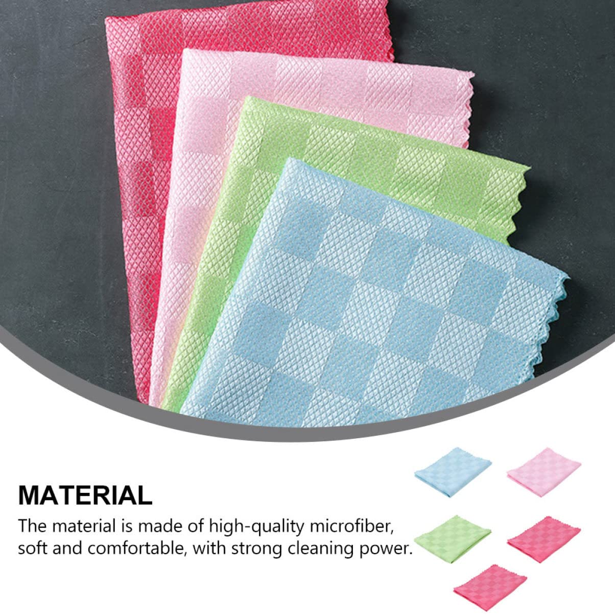 VALICLUD 3 Series Paquete De Paños De Cocina Multifuncionales Paños De Limpieza para Lavado De Platos Color Aleatorio Absorbentes Y Duraderos para Utensilios De 5 Piezas*3