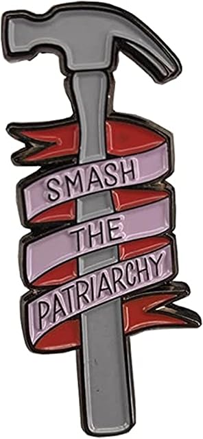 AOTEMAN Smash The Patriarchy Pin for Feminist