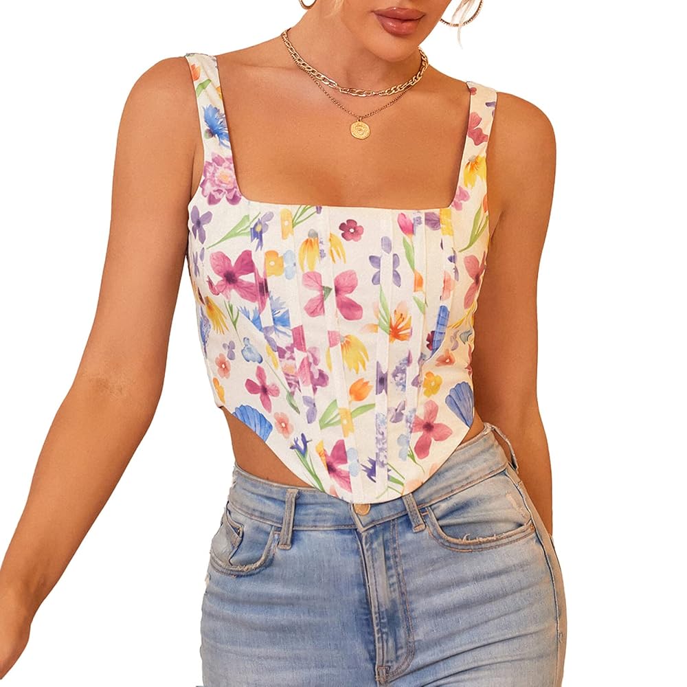 ÉPINE PARIS corset blouse flower ÉPINE PARIS corset blouse flower