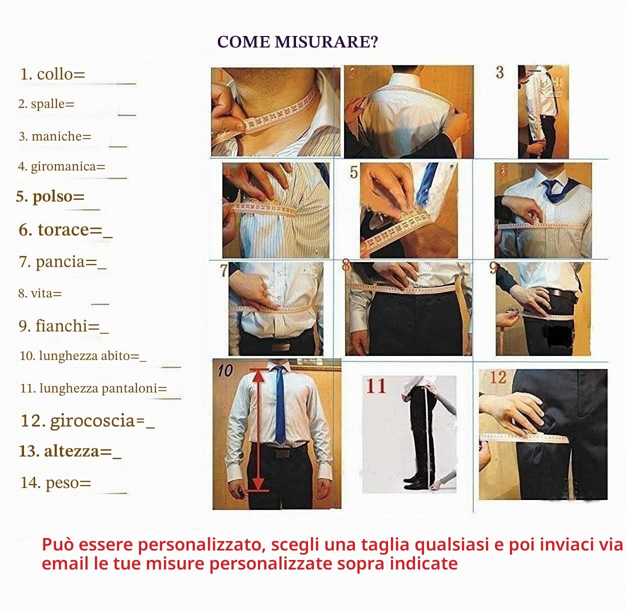 Uomo Tailcoat Suit 3 Pezzi Abiti da Cerimonia Formale da Uomo con Un Bottone Giacca Gilet Pantaloni a Righe