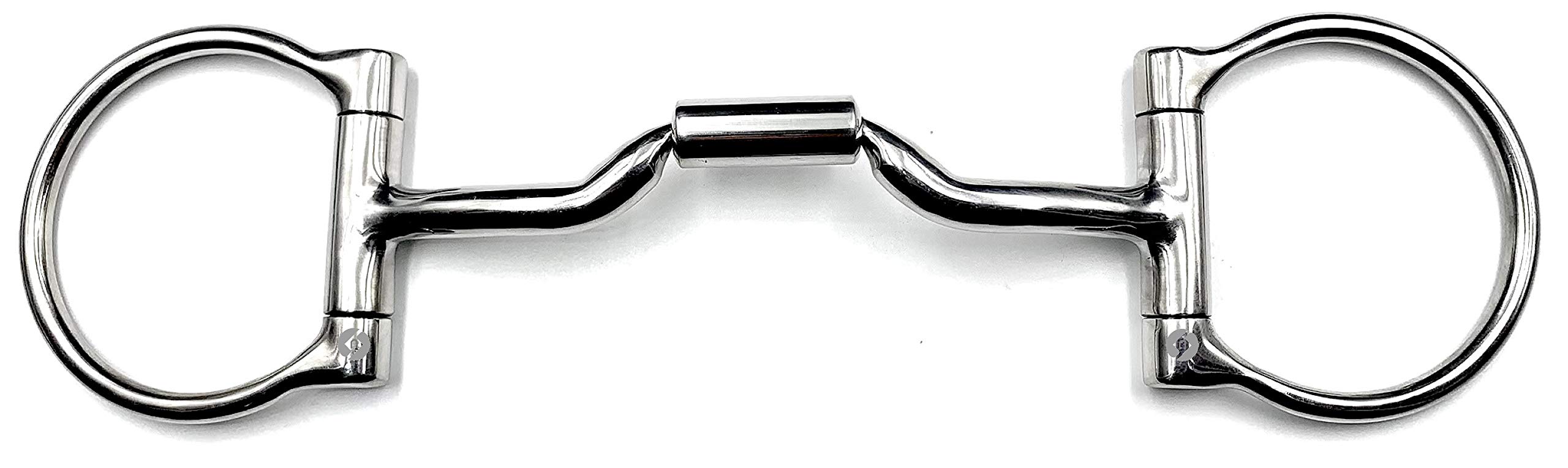 OTTE Western Dee Ring Horse Bit Snaffle with Copper Inserts (6.5")