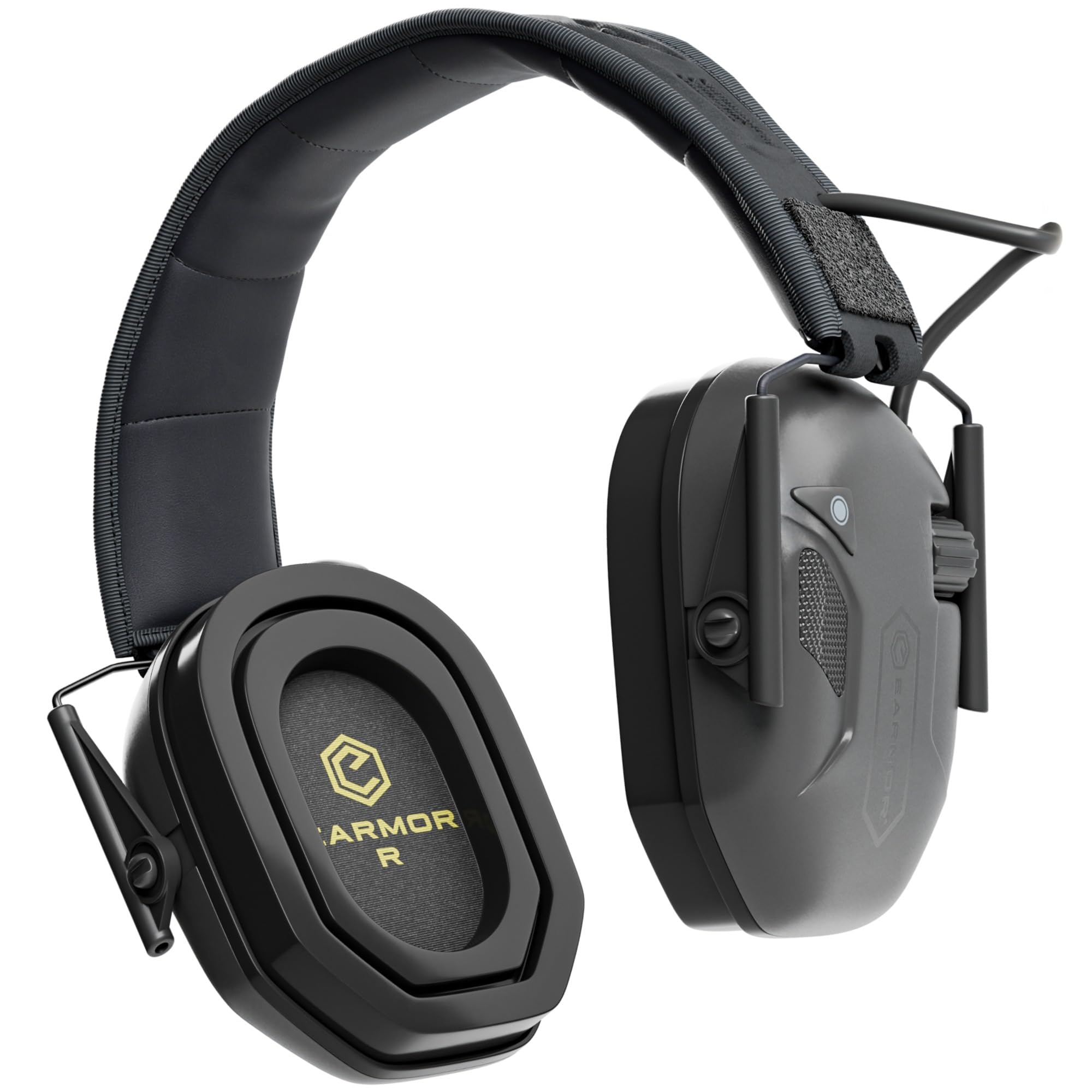 Earmor M300T Bluetooth Electronic Earmuffs Shooting Earmuffs Noise Reduction for Hunting Shooting SNR 29dB Dynamic Noise Control, Black