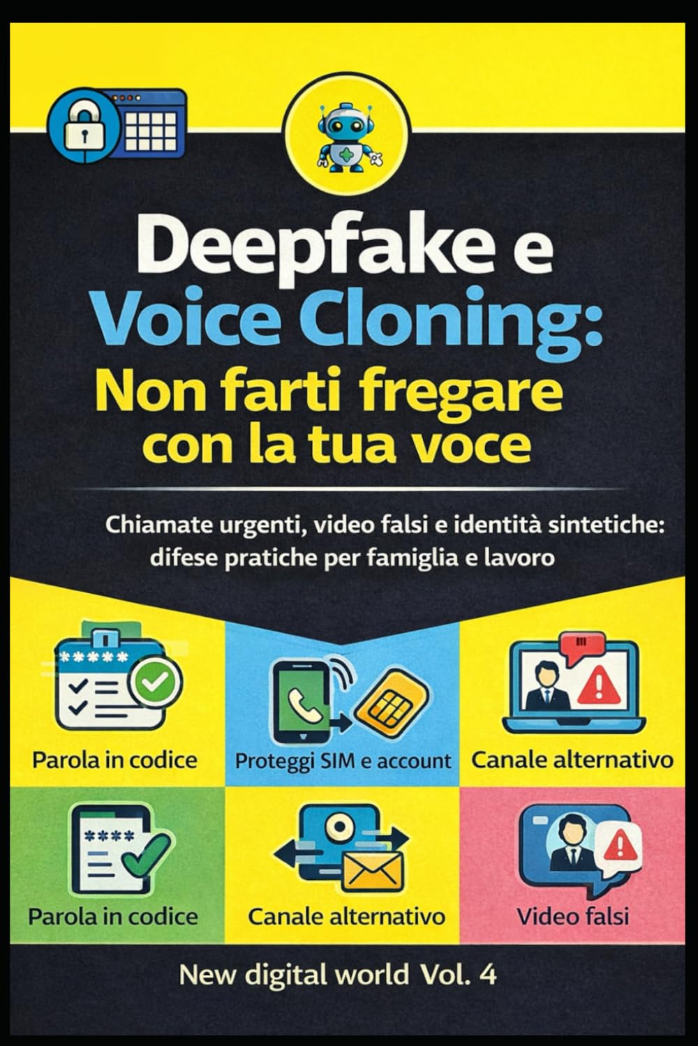 Deepfake e Voice Cloning: Non farti fregare con la tua voce: Chiamate urgenti, video falsi e identità sintetiche: difese pratiche per famiglia e lavoro (New digital world)