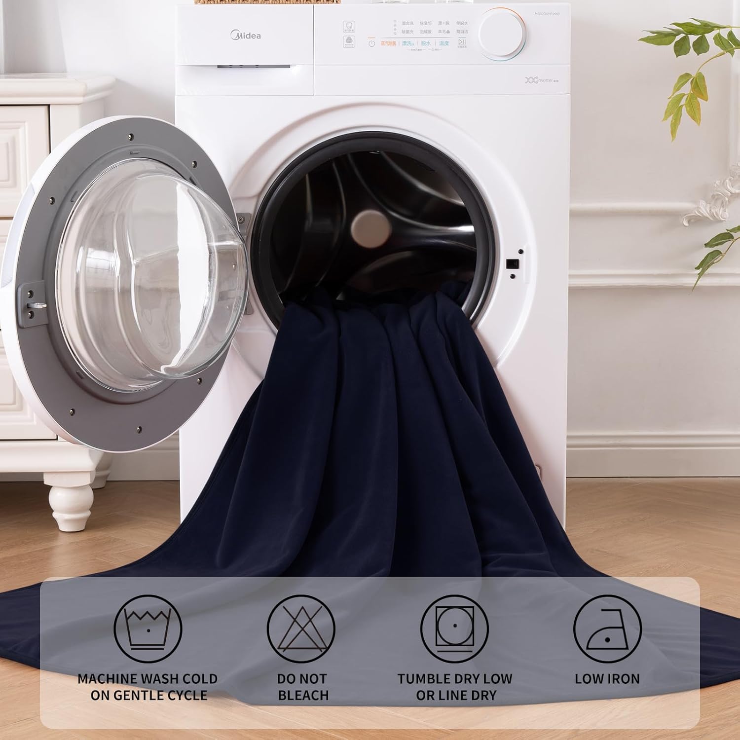 QiyI Waterproof Blanket for Bed Couch Sofa, Small Washable Reversible & Reusable Pet Dog Cat Throw Blanket, Leakproof Stain Resistant Sofa Cover, 40"x60", Dk Purple/Lt Purple - Image 6