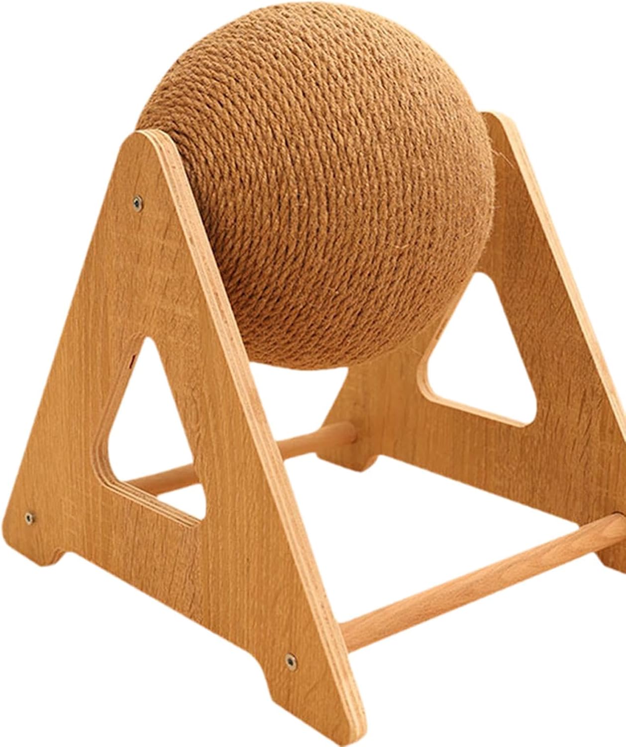 Cat Scratcher Toy Scratching Ball with Stand Comfortable Versatile Climbing Toy Protect Furniture for Indoor Cats Patio Home, Large
