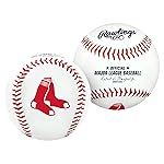 Rawlings | MLB Team Logo Baseball | Boston Red Sox | Official | White