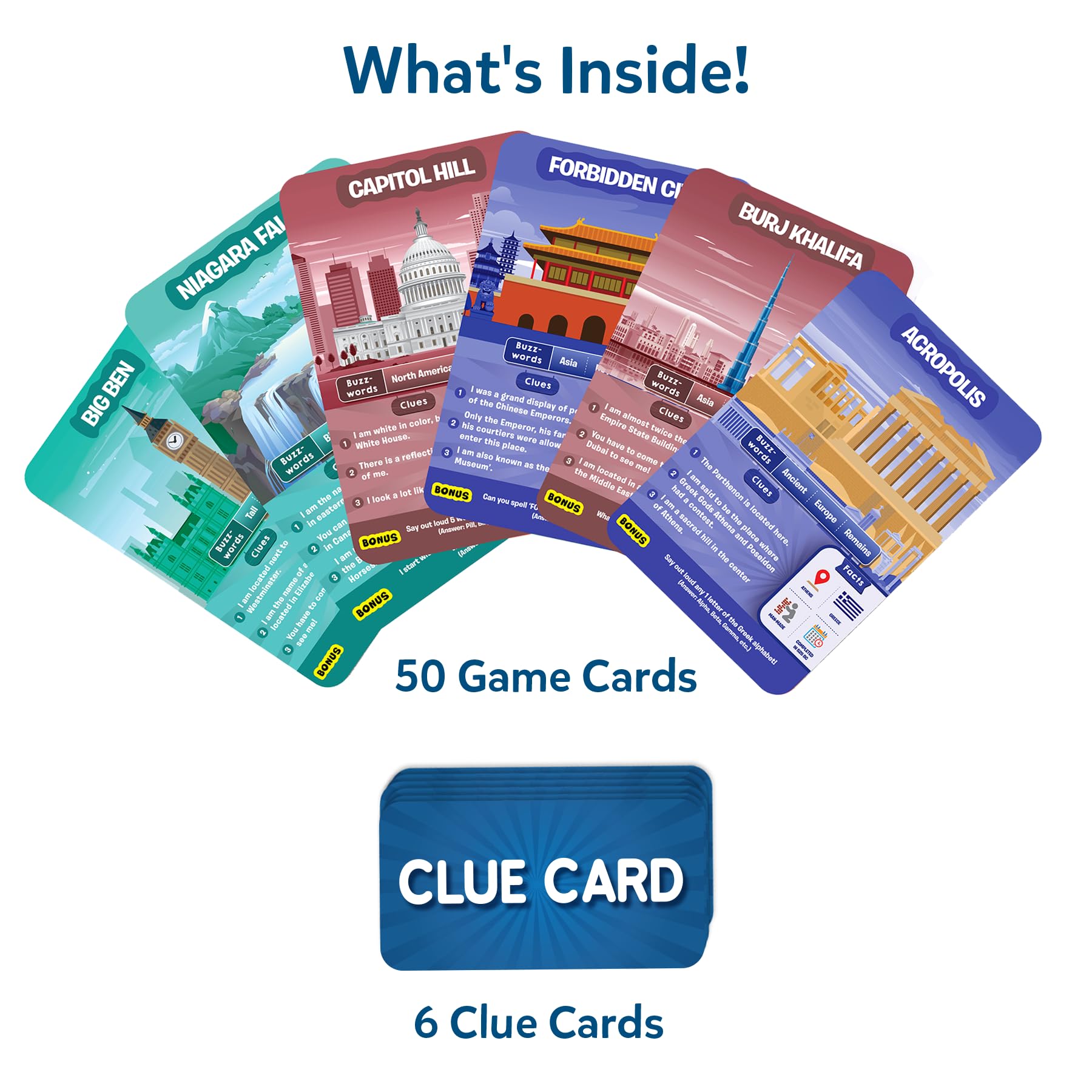 Skillmatics Guess in 10 Legendary Landmarks – Educational Travel Toy