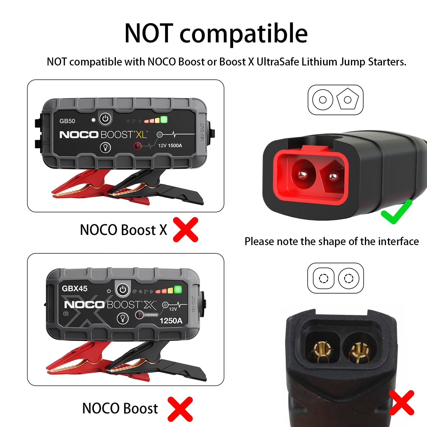Amazon.com: BOEEA GC008 X-Connect Compatible with NOCO Battery